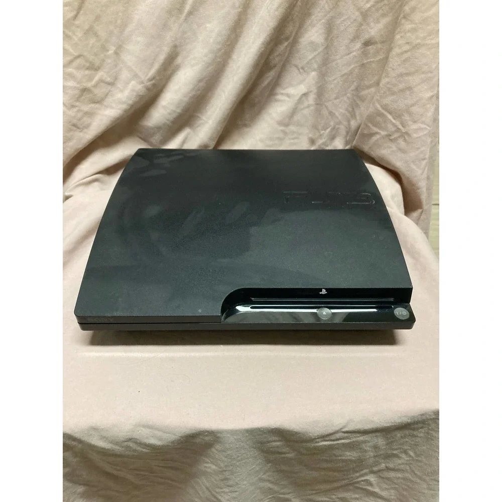 Sony PlayStation 3 PS3 Slim 120GB Black Gaming Console Only CECH-2001A